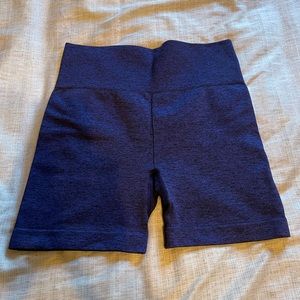Zyia Navy Seamless Hustle Shorts